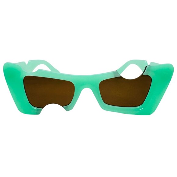 6183 | Green Bite Novelty Sunglasses - Picture 1 of 5